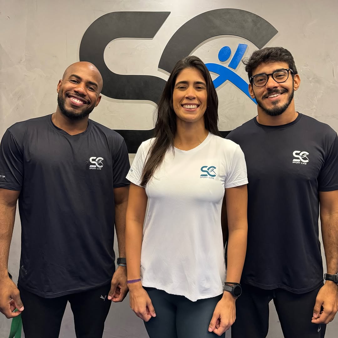 Os três sócios da SportCare